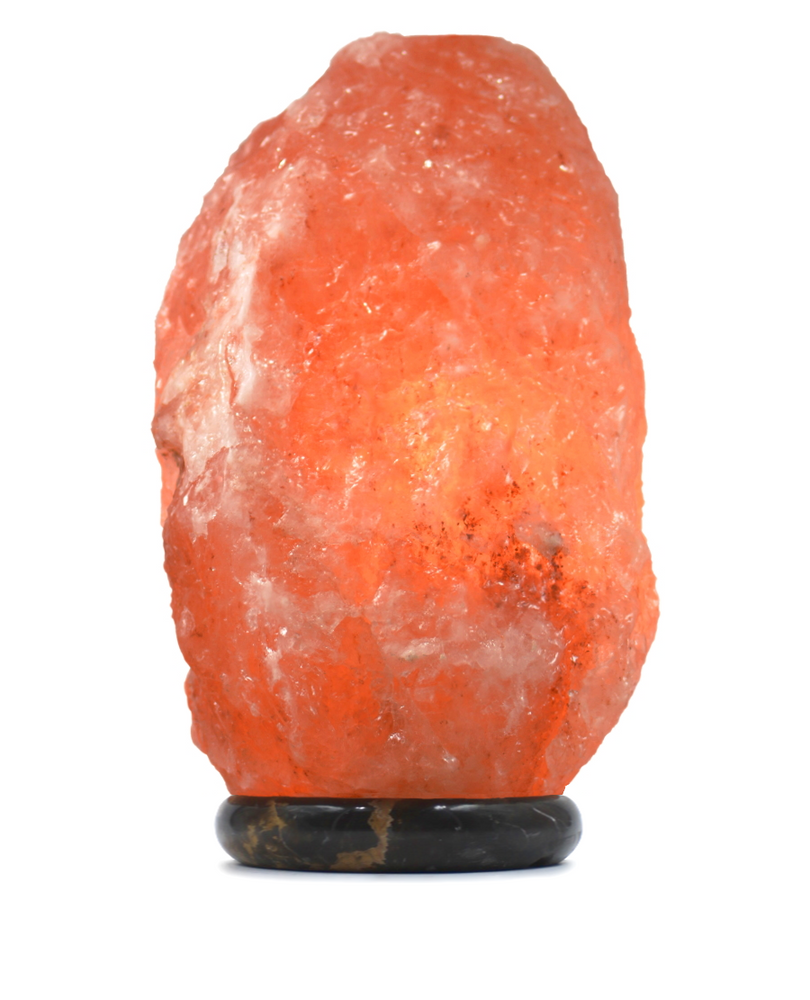 15-20kg Himalayan Salt Lamp (Black and Gold Marble Base)