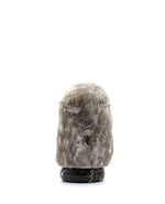 3-5kg Rare Grey Himalayan Salt Lamp (Black Zebra Marble Base)