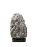 7-10kg Rare Grey Himalayan Salt Lamp (Black Zebra Marble Base)