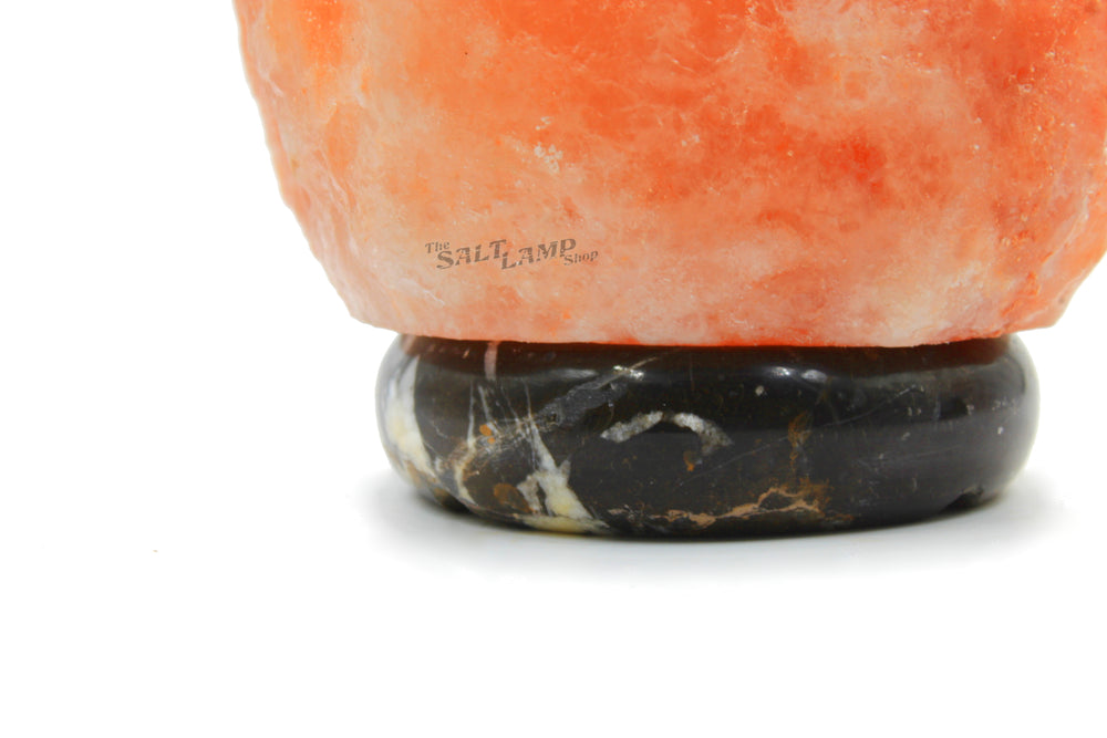 7-10kg Himalayan Salt Lamp (Black and Gold Marble Base)