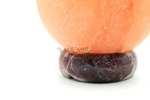 Himalayan Salt Fire Bowl (Red Zebra Marble Base)
