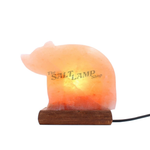 Polar Bear Salt Lamp (Timber Base)