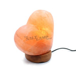 Heart Salt Lamp (Timber Base)
