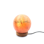 Small Sphere Salt Lamp (Timber Base)