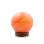 Sphere Ball Salt Lamp (Timber Base)