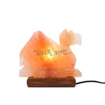 Camel Salt Lamp (Timber Base)