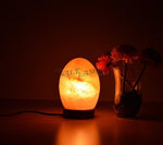 Egg Salt Lamp (Timber Base)