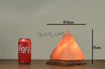 Pyramid Salt Lamp (Timber Base)
