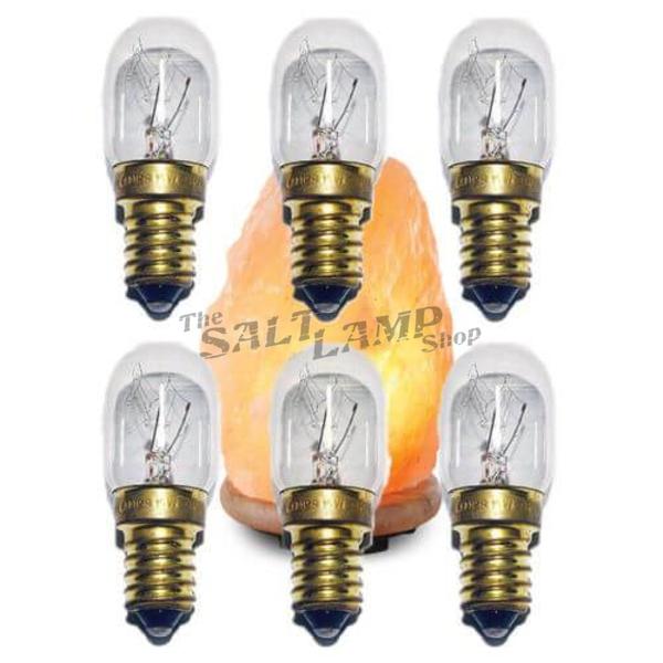 6 x 15-Watt Australian Salt Lamp Replacement Bulbs